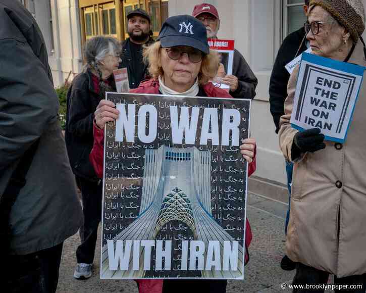 ‘Stop the war on Iran’: Brooklyn peace activists urge Jeffries to help end conflict