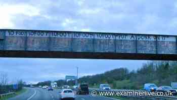 M1 bridge in Yorkshire's strange '10 Foot Put a Donk on It' message explained