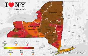 Where fall’s colors are blazing for the week of Oct. 21-27