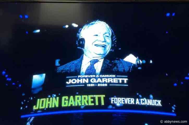 VIDEO: ‘Cheech’ tribute at Canucks game celebrates beloved broadcaster, Surrey resident