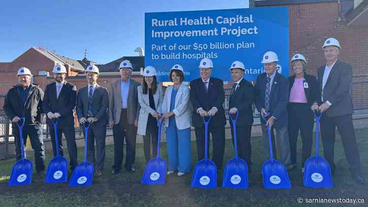 Construction begins on Bluewater Health’s $17M hospital expansion in Petrolia