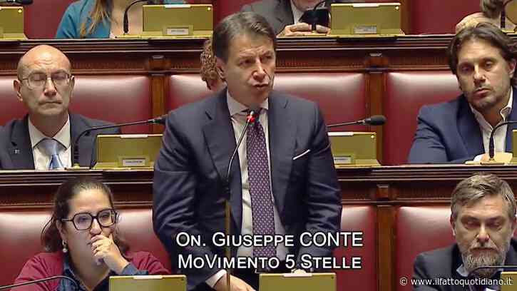 Conte chiama in causa Meloni: “Crisi economica e sociale e il governo non ha fatto nulla. Anzi ha firmato gli accordi folli per il riarmo”