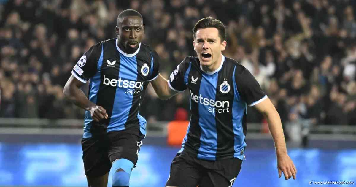 Club Brugge overleeft Franse storm en bouwt verder op Milanese stunt
