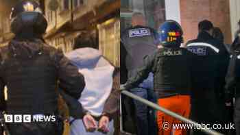 On the front line in Birmingham drug raids