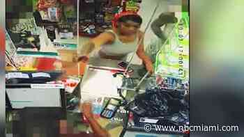 Video shows woman pepper-spraying clerk at Kwik Stop in North Lauderdale