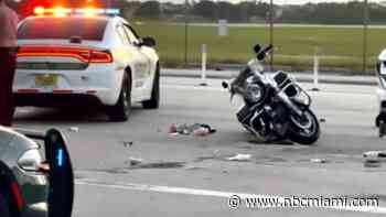 Motorcyclist flown to hospital in critical condition after crash in Miami Lakes