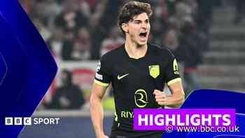 10-man Atletico Madrid earn point against Stuttgart