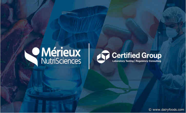 Mérieux NutriSciences completes acquisition of Certified Group