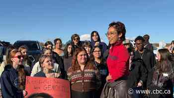 Northern Alberta students walk out to protest teacher's post about residential schools