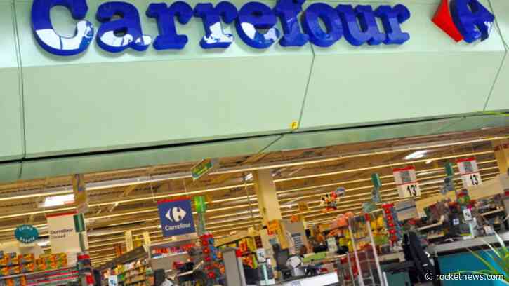French supermarket giant’s shares plunge 14% after warning ‘unprecedented’ unrest will hit business