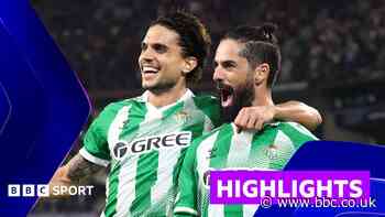 Isco the difference as Betis continue winning start against Feyenoord