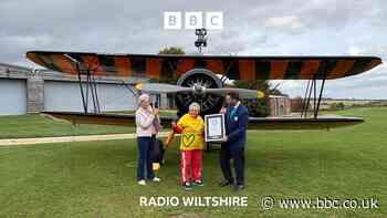 Wiltshire woman becomes world's oldest wing walker