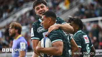 Late tries give Pau bonus-point win over Leicester