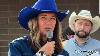 In her riding, party leaders back Danielle Smith