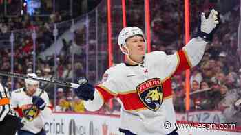 Panthers' Tkachuk embraces boos, scores in acrimonious return to Ottawa