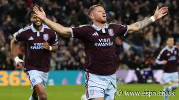 Villa relishing UCL challenge after 3rd straight win