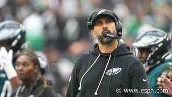 Source: Eagles' Sirianni among 3 coaches fined $250K for conduct toward refs
