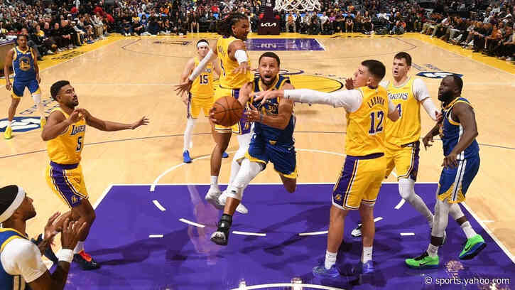What we learned as Steph shines, Yaxel quiet in Warriors' opening loss to Lakers