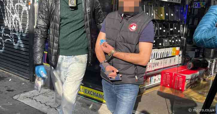 We join police raid on Brixton shop as Met turns tide on London’s phone thieves