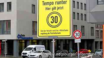 Tempo-30-Versuch auf wichtiger Innenstadt-Achse in Augsburg läuft aus – so geht es weiter
