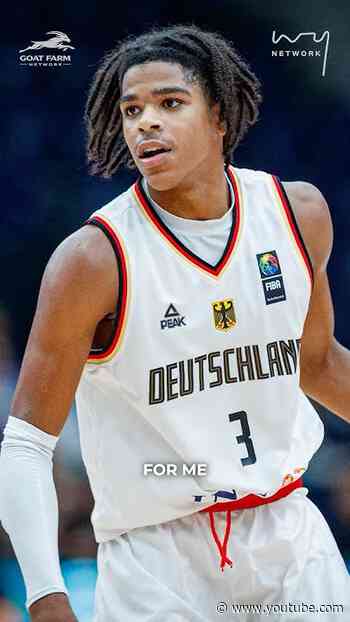 Christian Anderson Jr. lived in Germany as a kid then star for the German junior national teams 🙌