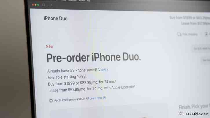 iPhone Duo preorder delivery timeline might be improving