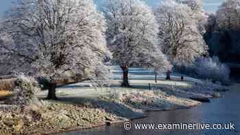 UK weather maps turn blue as 2C cold snap to hit 14 counties - full list