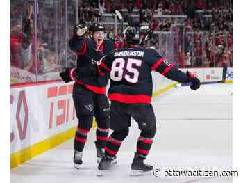 Statement performances from Senators' Sanderson, Stützle in win over Tkachuk's Panthers