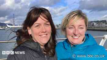 Excitement as first section of cross-border bridge arrives by barge