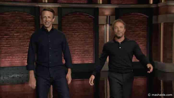 Stephen Graham giving Seth Meyers an acting lesson is a fun watch