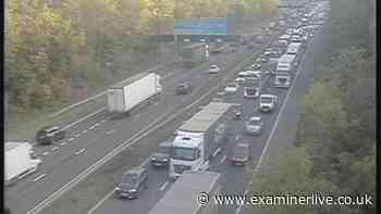 M18 crash LIVE updates as traffic queues form with delays