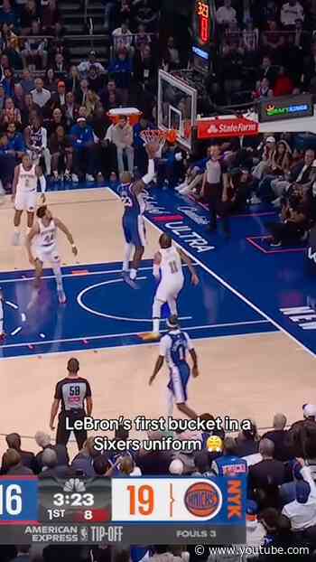 GET USED TO THIS. 😤😤 #lebronjames #76ers #sixers #shorts