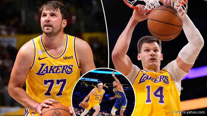 Lakers’ Big 3 dominates in season-opening win over Warriors