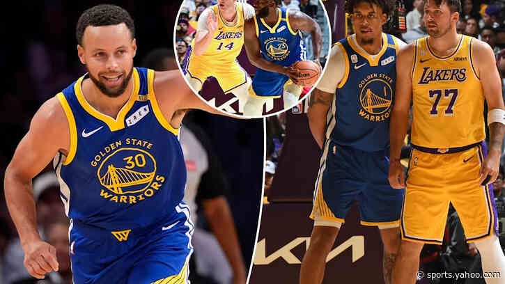 Steph Curry can’t save Warriors from familiar disaster in Lakers blowout