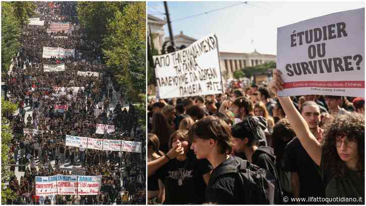 Tra speranze e disillusione, il movimento studentesco si estende alla Grecia: “Università inaccessibili mentre il governo investe in armi”