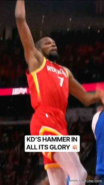 KEVIN DURANT MAKES THE RIM FEEL THAT ONE 💣💥