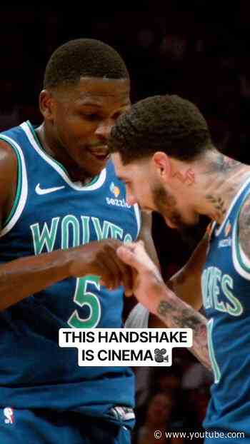 ANT & LAMELO’S HANDSHAKE IS STRAIGHT CINEMA 🎬🔥