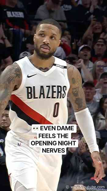 DAME LILLARD OPENS UP ABOUT THE EMOTIONS OF OPENING NIGHT 🎙️🏀