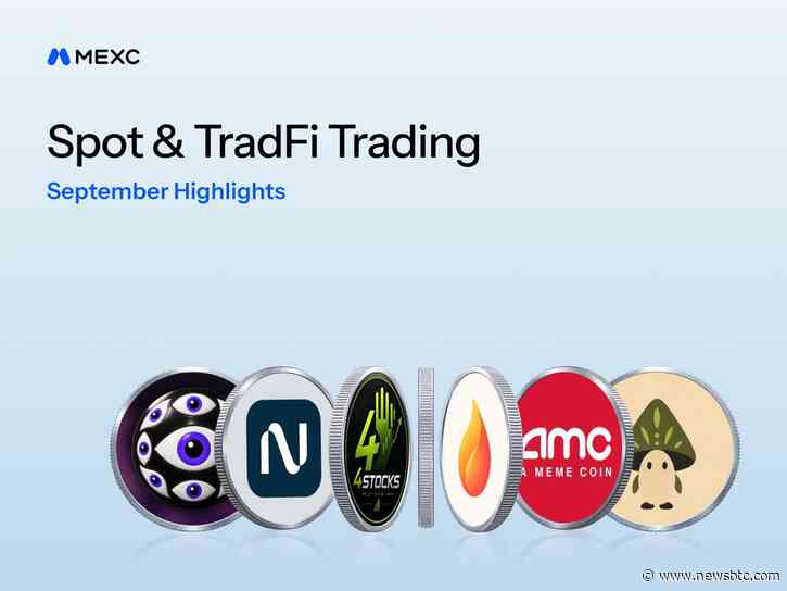 MEXC’s New-Token Trading Volume Rises 77% in September as Stock-Related Trading Expands Into On-Chain New-Token Markets