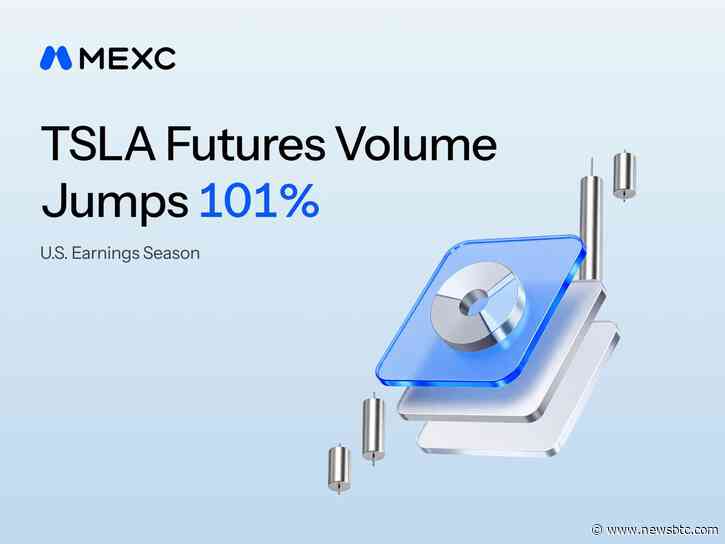 U.S. Earnings Season Heats Up as MEXC TSLA Stock Futures Weekly Volume Jumps 101%