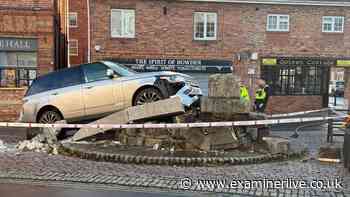 Howden crash LIVE updates as Range Rover smashes through iconic cross