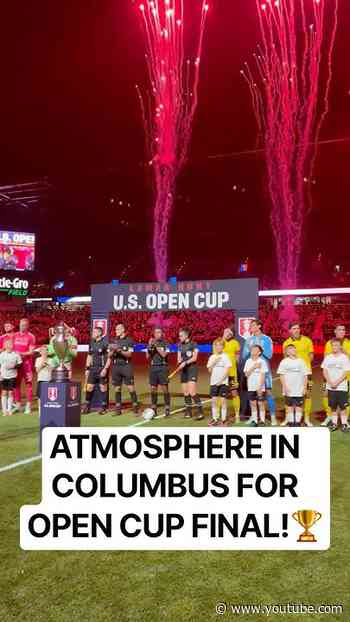 SCENES😤 in Columbus for Open Cup Final!🏆