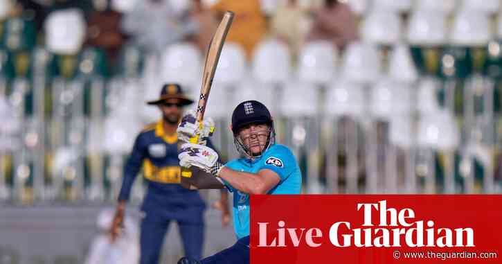England v Sri Lanka: men’s tri-series cricket one-day international – live