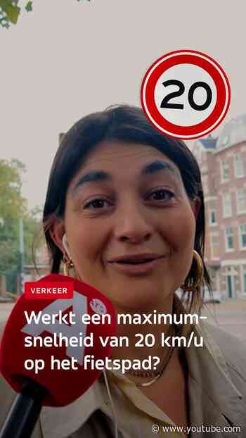 Maximumsnelheid: 20 km/u op fietspad