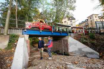 Plauener Parkeisenbahn: Brücke über die Syra wird saniert