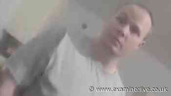 Stepdad smirks as he's found guilty of murdering student in university halls