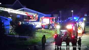 Arsonist is blamed for fire at former sheltered housing complex controversially earmarked for asylum seekers