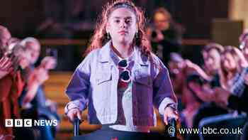 Girl, 12, gets her own fashion show billboard