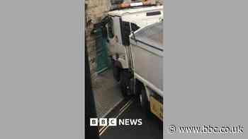 'Pandemonium' as HGVs keep crashing into buildings in historic town