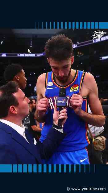 Whole team made an impact tonight 🤝 #okcthunder #nba